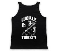 The Guns Of Brixton Walking Dead Negan Lucille is Thirsty Tank-Top Weste, Schwarz, Medium