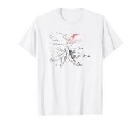 The Hobbit Lonely Mountain T-Shirt, Herren, Weiß, 3XL