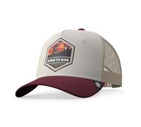 The Indian Face Unisex Born to Ride Baseball Kappe, Marron, One Size