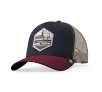 The Indian Face Unisex Born to Run Baseball Kappe, Bleu, One Size