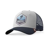 The Indian Face Unisex Born to Ski Baseball Kappe, Blanc, One Size