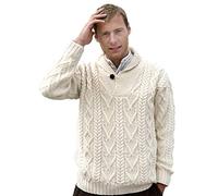 The Irish Store - Irish Gifts From Ireland Irischer Wollschal aus 100% Merinowolle Aran Sweater