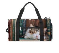 The Kitten Sleeps Turnbeutel für Männer und Frauen, wasserdichte Turnbeutel, große Reisetasche für Reisen, Workout