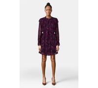 The Kooples Ml Short Buttoned Dress With Lavaliere Collar Pink Größe: 36 | Minikleider Outlet | Damen | Rosa