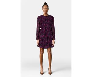 The Kooples Ml Short Buttoned Dress With Lavaliere Collar Pink Größe: 38 | Minikleider Outlet | Damen | Rosa