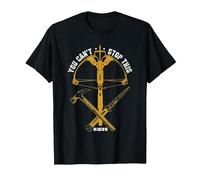 The Last of Us Can't Stop This Crossbow Video Game T-Shirt, Herren, Schwarz, XXL