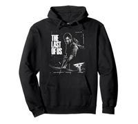 The Last of Us Ellie Readys Bow Black and White Portrait Pullover Hoodie