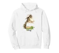 The Last of Us Part II Hat On A Dinosaur Watercolor Style Pullover Hoodie