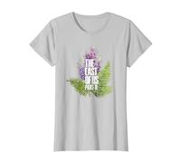 The Last of Us Part II Watercolor Lavender Big Chest Logo T-Shirt, Damen, Silber, XS