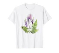 The Last of Us Part II Watercolor Lavender Big Chest Logo T-Shirt, Herren, Weiß, 4XL