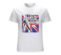 The Last Resort Mens T Shirt - Skinheadoipunk White Size XL