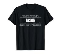 The Legend Jason Best of The Best - Lustiger Spruch T-Shirt, Herren, Schwarz, L