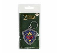 The Legend Of Zelda - Hylian Shield, Schlüsselanhänger aus Gummi, 4.5 x 6 cm