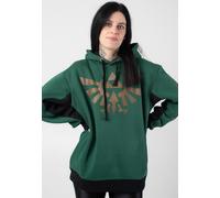 Legend Of Zelda - Hyrule And Symbols Hoodie Dark Green-XL