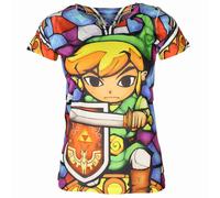 The Legend of Zelda Link Vollfarbiges Damen-Shirt - offizielles Merchandise XL Mehrfarbig