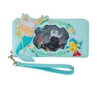 The Little Mermaid Ariel Princess Lenticular Zip Around Wallet, Blaugrün/Ein Hauch von Paradies (Trace of Paradise), Einheitsgröße, Geldbörse