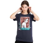 The Little Mermaid Damen Ariel Total Catch Ladies Shirt, Deep Navy, Deep Navy, M EU