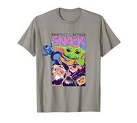 The Mandalorian and Grogu Protect Attack Snack The Child T-Shirt