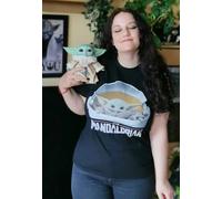 The Mandalorian - Baby Yoda Logo - T-Shirt - Schwarz - XL - 100% Baumwolle Schwarz XL
