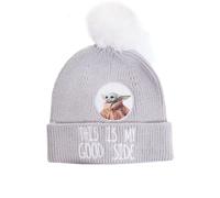 The Mandalorian - The Good Side Grey - Beanie - Grau - Onesize - 100% Polyacryl,Strickwaren Grau Onesize