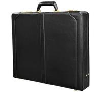 THE MASONIC COLLECTION Freemason's Layflat MM/WM Aktentasche - Schwarzes Kunstleder Soft Case mit Schloss - Freimaurer formelle Kleidung Geschenk für Männer