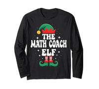 The Math Coach Elf, lustige passende Familiengruppe zu Weihnachten Langarmshirt