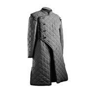 THE MEDIEVALS Dicke Gepolsterte Gambeson Mantel Aketon In Voller Länge Jacke Rüstung Kostüme Kleid SCA