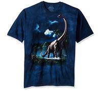 The Mountain Herren Men's Brachiosaurus T-Shirt Hemd, Blau, X-Large