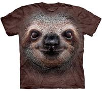 The Mountain Jungen Sloth Face Kids Tee T-Shirt, braun, XL