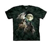 The Mountain Kids T-Shirt Three Wolf Moon Large