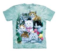 The Mountain Kittens Adult T-Shirt, Blue, 3XL