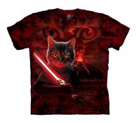 The Mountain Lord Anakitten Cat T-Shirt | Lustiges Galaxy Cat Tee | Graphic Animal Shirt für Damen & Herren, Rot/Ausflug, einfarbig (Getaway Solids), 4X-Groß