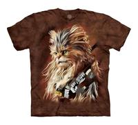 The Mountain Mew-Paw-Ca Katzen-T-Shirt | Lustiges Space Warrior Cat Tee | Cooles Grafik-Tier-Shirt für Damen & Herren, Braun, 4X-Groß