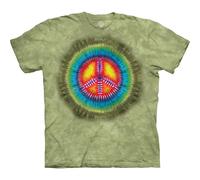 The Mountain Peace Tie Dye Adult T-Shirt, Green, 5XL