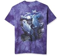 The Mountain Schnee Eulen, Unisex-Erwachsene Herren, 10 Kittens Adult T-shirt, Purple, 2XL, Blau/Lila, X-Large