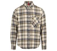 The Mountain Studio Button Down Flannel Check Shirt M - Langarmhemd - Herren L Beige