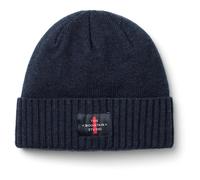 The Mountain Studio - Cashmere Mix Cross Logo Beanie - Mütze, Gr. One Size, blau (DarkNavy)
