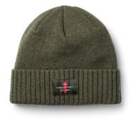 The Mountain Studio - Cashmere Mix Cross Logo Beanie - Mütze, Gr. One Size, oliv (ForestGreen)