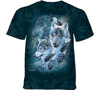 The Mountain T-Shirt Dreamcatcher Wolf Collage l