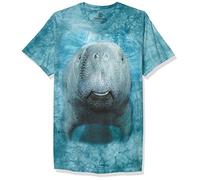 The Mountain T-Shirt mit Aufschrift „Big Face Manatee“ - Blau - 3X-Groß