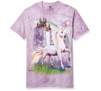 The Mountain Unicorn Castle T-Shirt für Erwachsene, Violett, XL