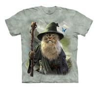 The Mountain Unisex-Erwachsene Catdalf T-Shirt, Grün, X-Large