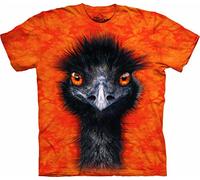The Mountain Unisex-Erwachsene Emu T-Shirt, Orange, Mittel