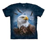 The Mountain Unisex-Erwachsene Guardian Eagleguardian Eagle가디언 이글守護老鷹águila Guardiánנשר שומרáguia Da Guardaguardian Eagle T-Shirt, blau, 4X-Groß
