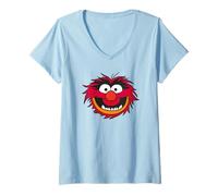 The Muppets Animal Head T-Shirt mit V-Ausschnitt