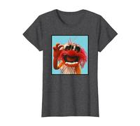 The Muppets Animal Trendsetter T-Shirt, Damen, Anthrazit Meliert, L