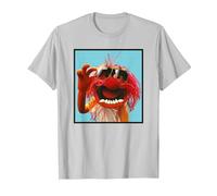 The Muppets Animal Trendsetter T-Shirt, Herren, Silber, 3XL