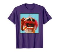 The Muppets Animal Trendsetter T-Shirt, Herren, Violett, 3XL
