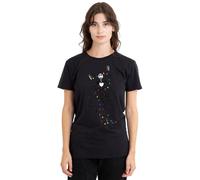 The Nightmare Before Christmas Damen Jack Fairy Lights Ladies Shirt, Black, Schwarz, XL EU