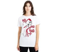 The Nightmare Before Christmas Damen Jack Santa Ladies Shirt, White, Weiß, XXL EU